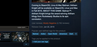 Illustration for article titled Batman: Arkham Knight's PC Version Is A Mess
